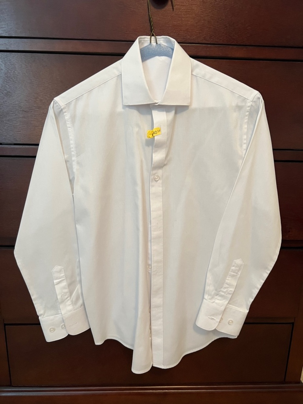 Joseph Abboud White Dress Shirt - Classic Collared Button-Up
